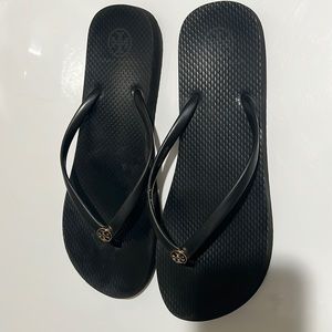 Tory Burch black sandals size 10